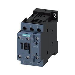 CONTACTOR SIRIUS 3RT2026 S0 7.5HP 220V, 15HP 440V, 25A BOBINA 24V DC 1NA+1NC