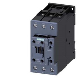 CONTACTOR SIRIUS 3RT2035 S2 15HP 220V, 30HP 440V, 40A BOBINA 20..33V AC/DC 1NA+1NC