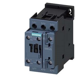 CONTACTOR SIRIUS 3RT2023 S0 3HP 220V, 5HP 440V, 9A BOBINA 220V AC 1NA+1NC
