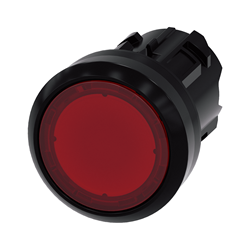 BOTON PULSADOR ILUMINADO ROJO 22MM SOSTENIDO PLASTICO