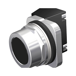 BOTON PULSADOR NEGRO 30MM 1NA NEMA 3R, 4X, 12