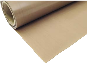 TELA FIBRA DE VIDRIO TEFLONADA BEIGE espes. 0,126mm H=1500mm