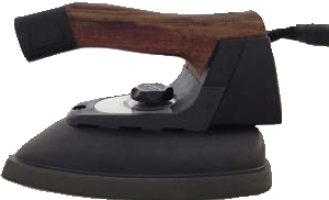 PLANCHA ELECTROVAPOR T5 Kg. 1,850 (BASE NEGRA)