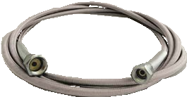 TUBO PTFE REVESTIDO L=2900mm 1/4" - 3/8" F.F. Ø 6mm (NAOMOTO)