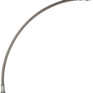 TUBO FLEX PTFE Ø 13mm REVESTIDO INOX-TERYL. L=1000mm M.F.1/2"