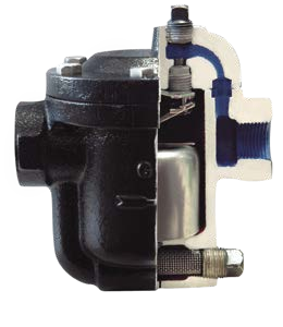 PURGADOR DE CONDENSADOS DE CUBETA INVERTIDA BT16 1" 15,5 bar