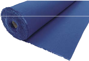 TELA RIGIDA TERYLENE "TIPO BL" AZUL H=1500mm (poliester)