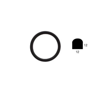 JUNTA RONDA ERCLOR PARA OBLO DESTILADOR BOWE 142x118x12x12mm