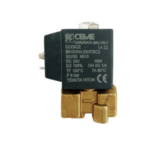 ELECTROVALVULA VAPOR CEME 1/4" 24V (6610) VITON Ø 4mm