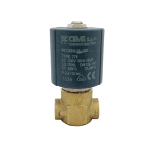 ELECTROVALVULA VAPOR CEME 1/2" 230V (9914) Ø 5,5mm