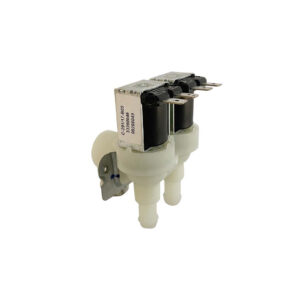 ELECTROVALVULA AGUA ELBI 3/4"M. - 2 RACORD TUBO Ø 12mm 230V ANGULO