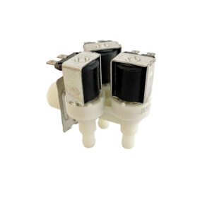 ELECTROVALVULA AGUA ELBI 3/4"M. - 3 RACORD TUBO Ø 12mm 230V ANGULO