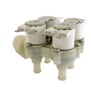 ELECTROVALVULA AGUA RPE 3/4"M. - 4 RACORD TUBO Ø 12mm 230V ANGULO