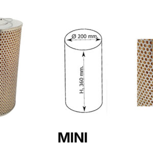 CARTUCHO "MINI 3L" FILTRO - BLANQUEADOR CON LAMINA FORADA