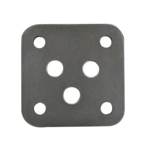 BRIDA CUADRADA 4 FOROS 85x85mm COMEL