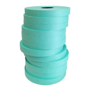 CINTA "FIBERTAG" espes. 12mm VERDE (12 pz)