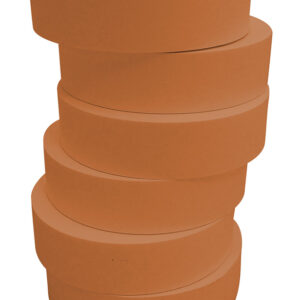 CINTA "FIBERTAG" espes. 24mm NARANJA (6 pz)