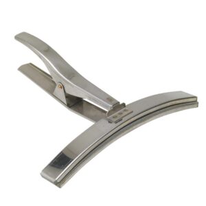 PINZA TOPPER "CURVA" ACERO INOX 280x33mm